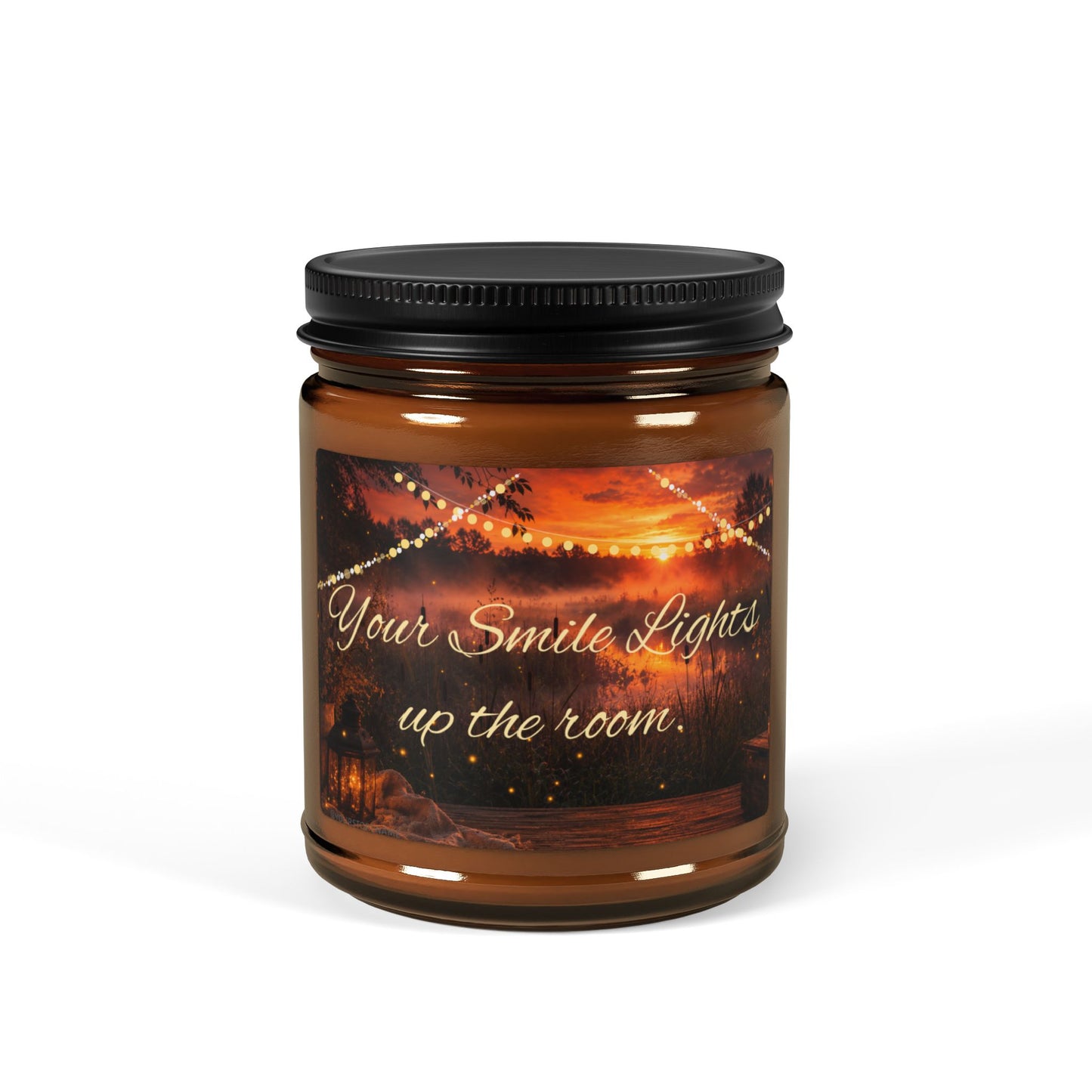 “Light Up The Room” — Amber Candle Collection