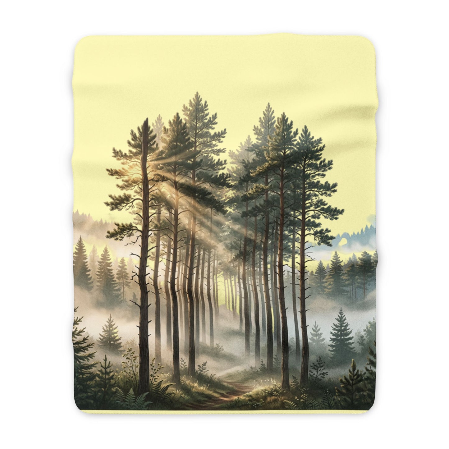 Forest Quiet™ — Sherpa Fleece Blanket