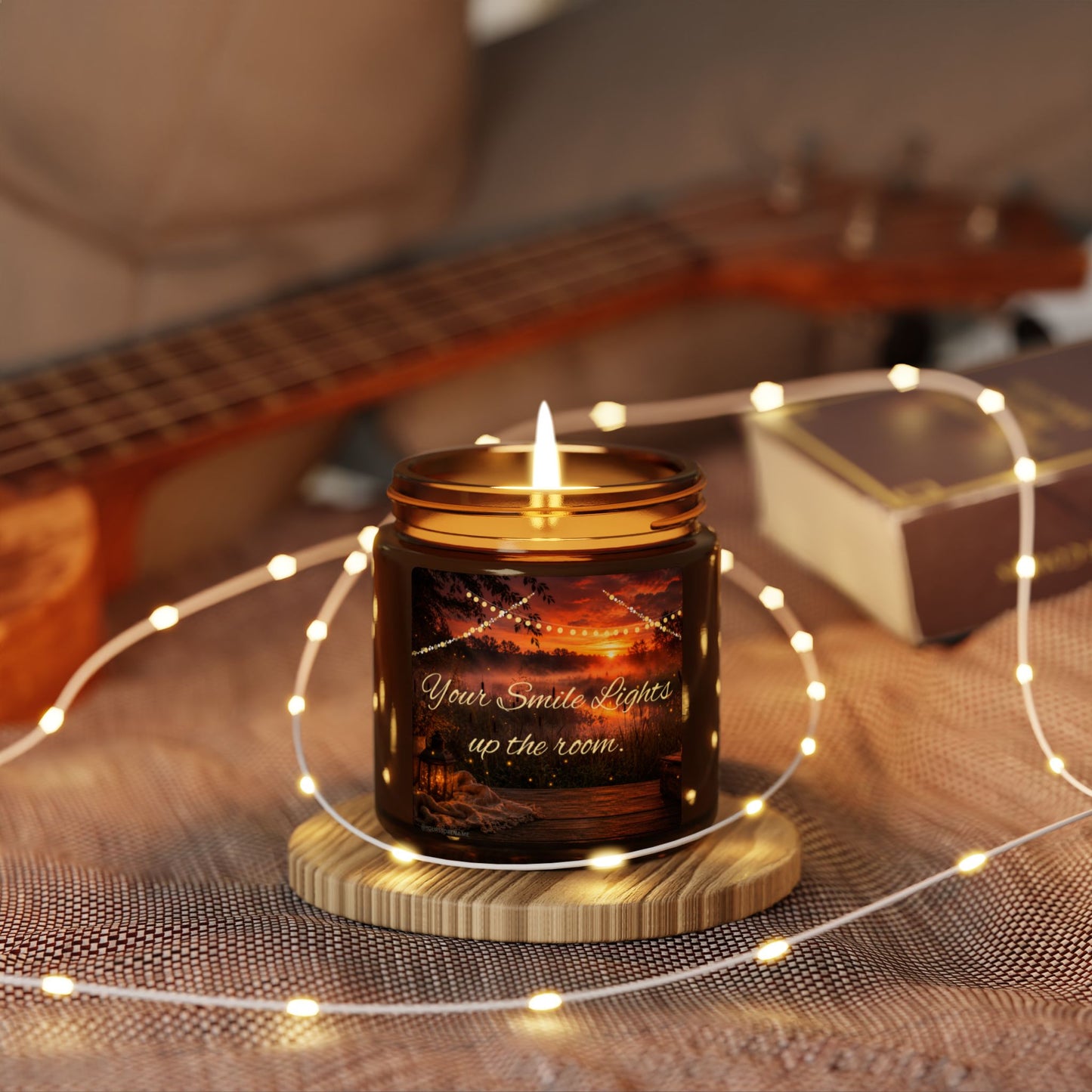 “Light Up The Room” — Amber Candle Collection