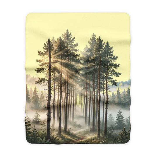 Forest Quiet™ — Sherpa Fleece Blanket