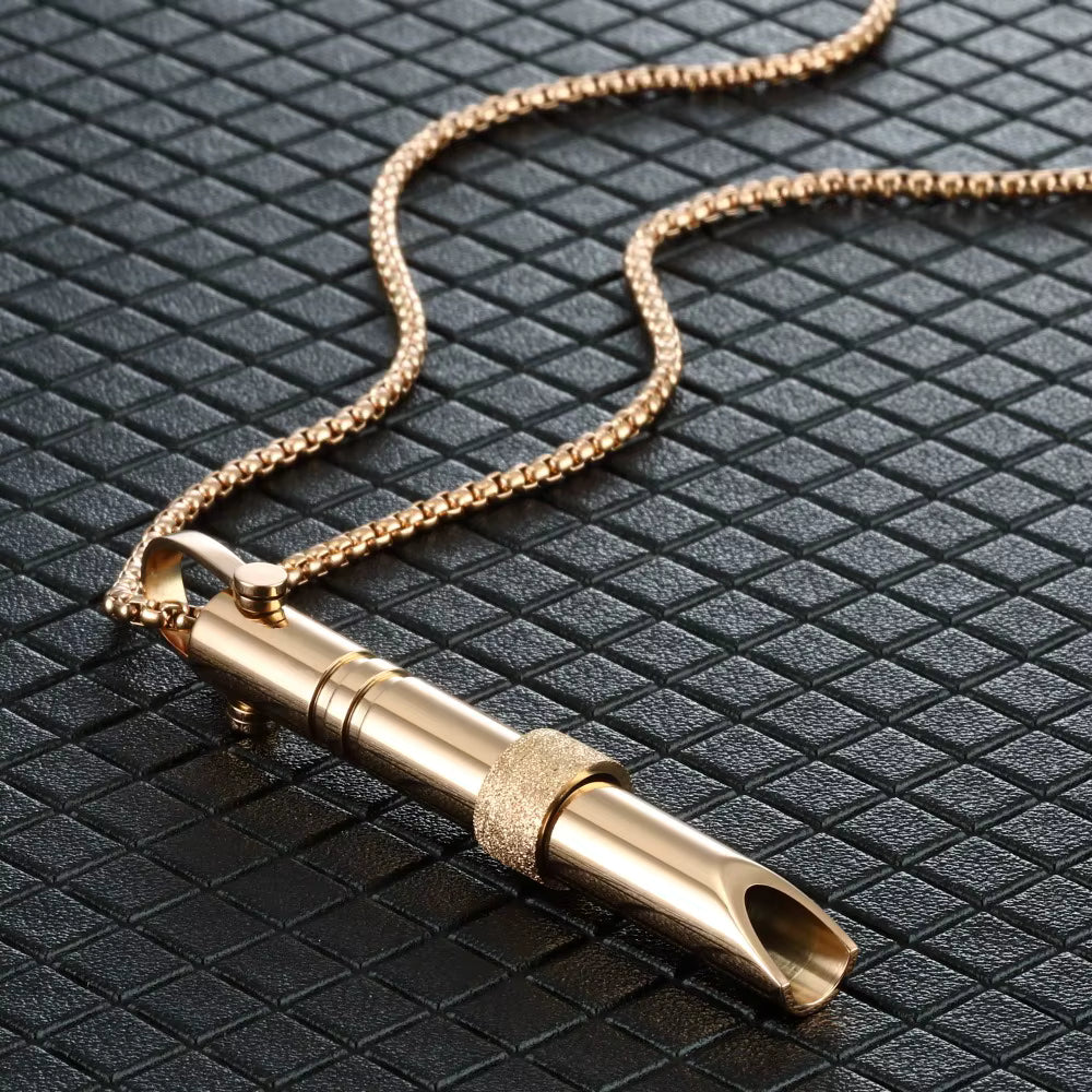 Quiet Breath™ — Breathing Whistle Necklace