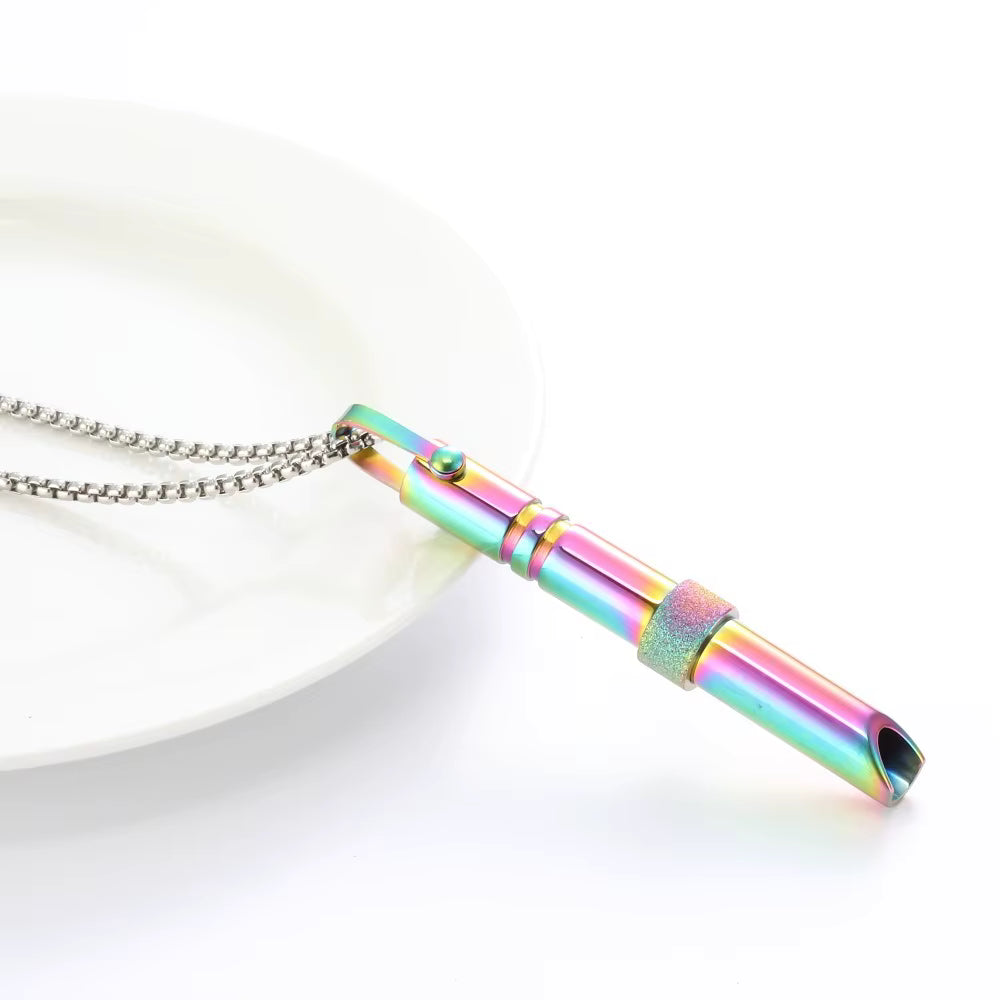 Quiet Breath™ — Breathing Whistle Necklace