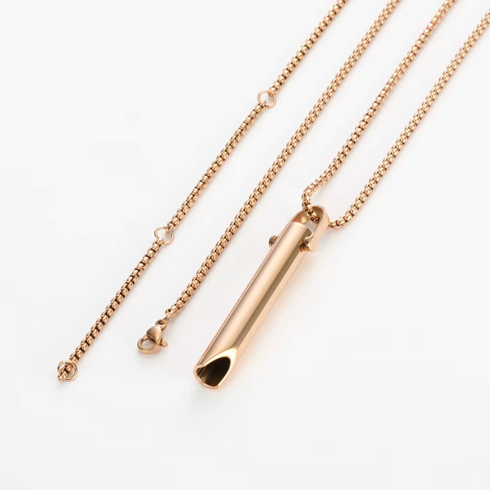 Quiet Breath™ — Breathing Whistle Necklace