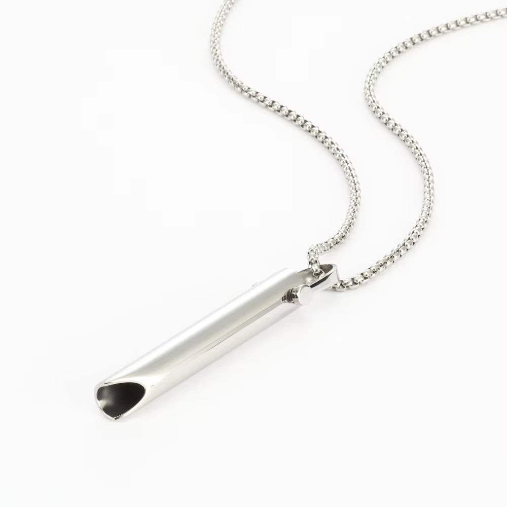 Quiet Breath™ — Breathing Whistle Necklace