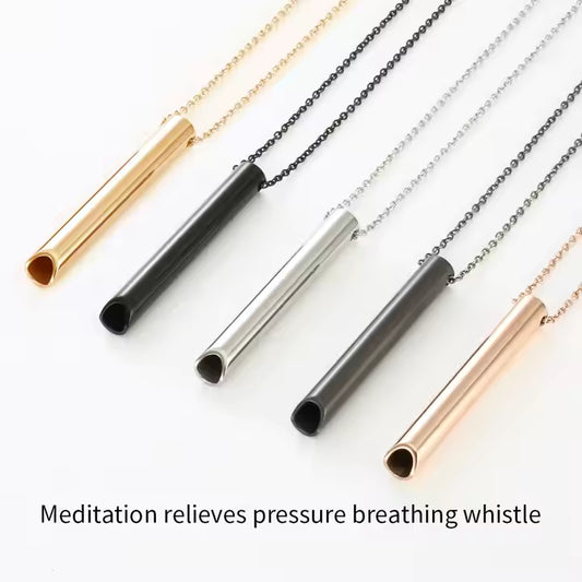 Quiet Breath™ — Breathing Whistle Necklace