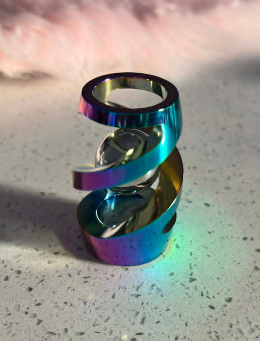 Stillpoint™ — Kinetic Spiral Desk Fidget